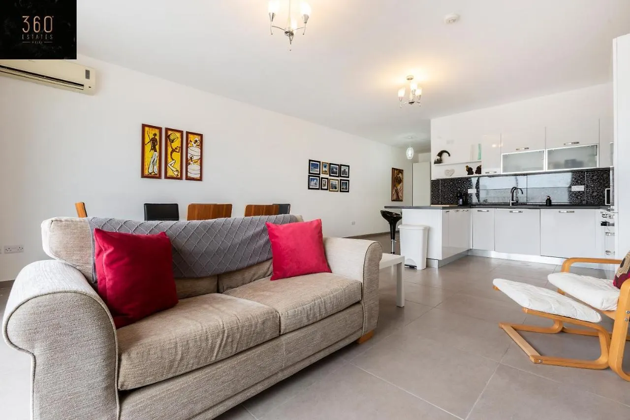 Apartment A Charming, Relaxing 2Br Home In St Julians W/Wifi By 360 Estates Saint Julian's